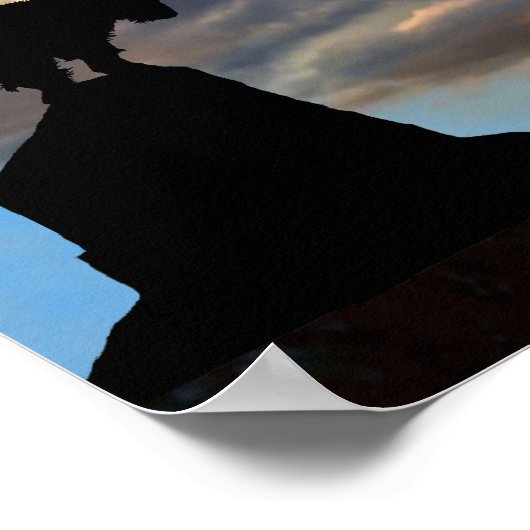 Inspirerend geloof boven angst poster (Hoek)