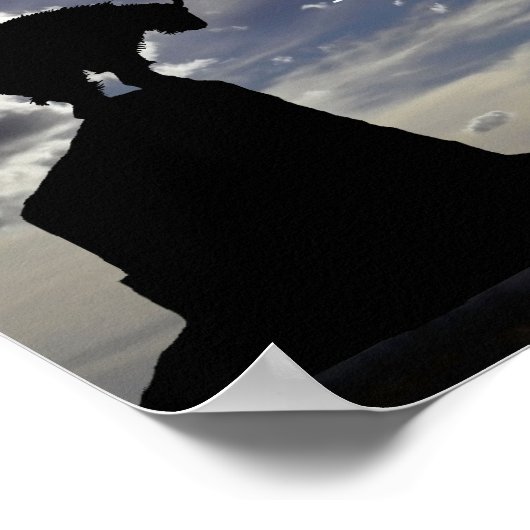 Inspirerend geloof boven angst poster (Hoek)