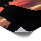 Inspirerend geloof boven angst poster (Hoek)