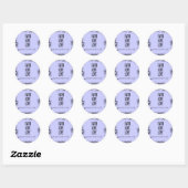 Inspirerend Geloof Hoop Liefde Bijbelvers Ronde Sticker (Vel)
