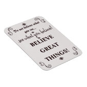 Inspirerend geloof in het citaat van geweldige din magneet (Rechterzijde)