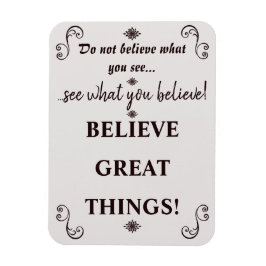 Inspirerend geloof in het citaat van geweldige din magneet