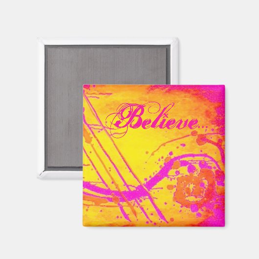 Inspirerend - Geloof magneet (Voorkant / Achterkant)