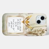 Inspirerend Geloof Natuur Gras Goud Duif Case-Mate iPhone Case (Achterkant (horizontaal))