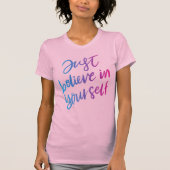 Inspirerend Geloof T-shirt - Versterk uw dag (Voorkant)