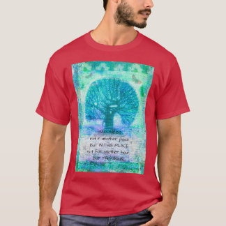 Inspirerend geluk citaat Walt Whitman T-shirt