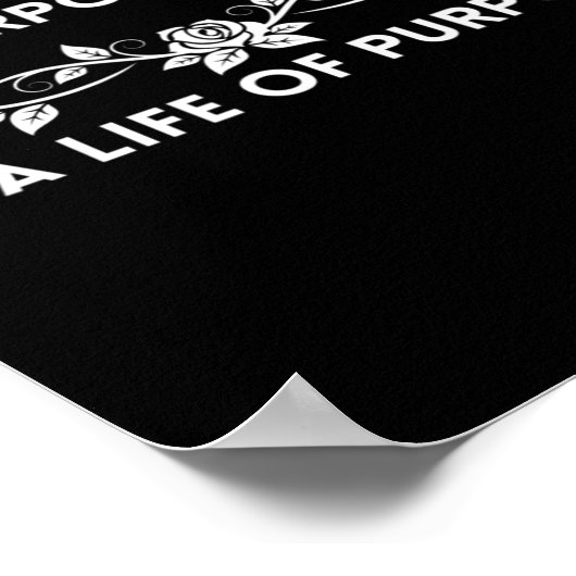 Inspirerend geneesmiddelherstel AA 12 stappen Over Poster (Hoek)