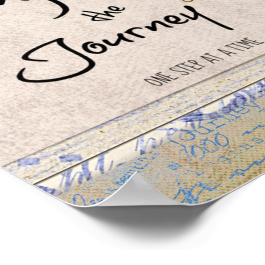 Inspirerend Geniet van de prijs voor de reis Poster (Hoek)