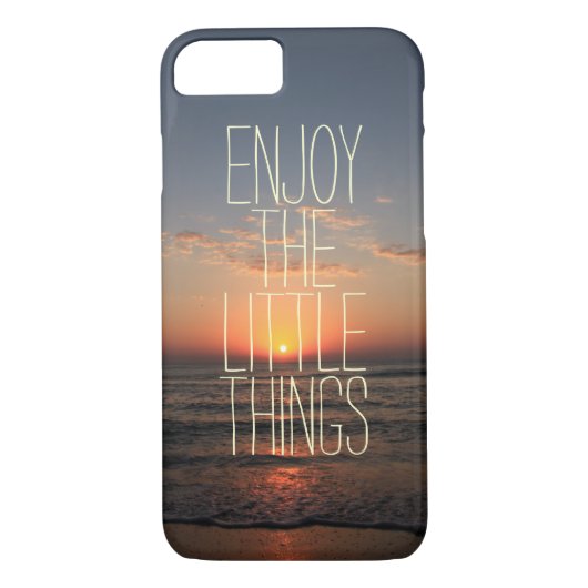 Inspirerend Geniet van het citaat voor kleine ding Case-Mate iPhone Case (Achterkant)