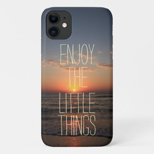 Inspirerend Geniet van het citaat voor kleine ding Case-Mate iPhone Case (Achterkant)