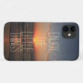 Inspirerend Geniet van het citaat voor kleine ding Case-Mate iPhone Case (Achterkant (horizontaal))
