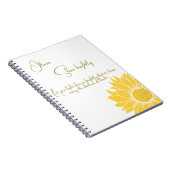 Inspirerend gepersonaliseerde Shine Brightgirl Notitieboek (Rechterzijde)