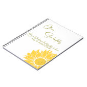 Inspirerend gepersonaliseerde Shine Brightgirl Notitieboek (Linkerzijde)