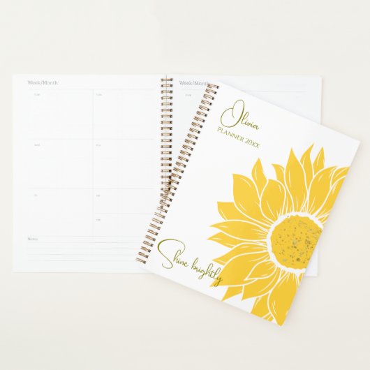 Inspirerend gepersonaliseerde Shine Brightgirl Planner (Display)