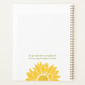 Inspirerend gepersonaliseerde Shine Brightgirl Planner (Achterkant)