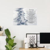 Inspirerend geschenken, verse sporen poster (Thuiskantoor)