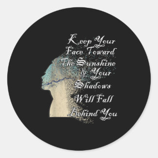 Inspirerend geschenken voor vrouwen Graphic &amp;  Ronde Sticker