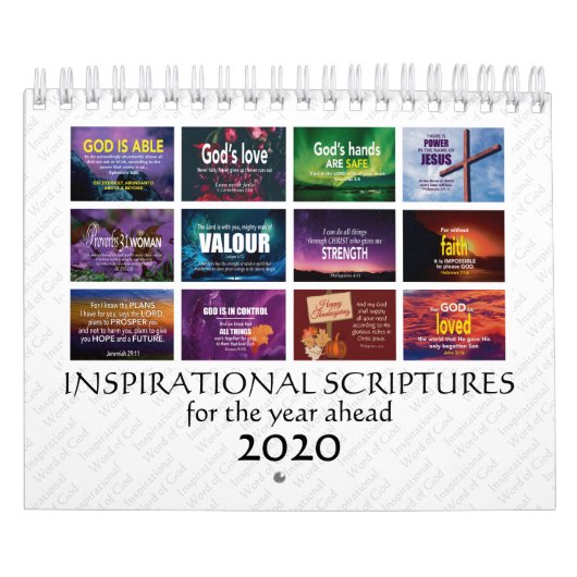 INSPIREREND Geschriften voor het jaar 2020 Kalender (Hoes)