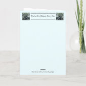 Inspirerend Get Well Card met een verbluffende Yuc Kaart (Achterkant)