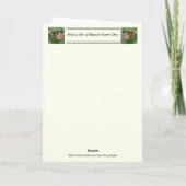 Inspirerend Get Well Card met Monarch Butterfly Kaart (Achterkant)