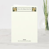 Inspirerend Get Well Card met Succulent Flowers Kaart (Achterkant)