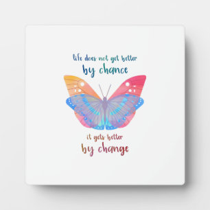 Inspirerend Gezegde Butterfly Motivation Quote Fotoplaat