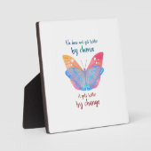 Inspirerend Gezegde Butterfly Motivation Quote Fotoplaat (Voorkant)