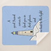 Inspirerend Gezegde Goede vriendenkring Sherpa Deken (Voorkant (horizontaal))