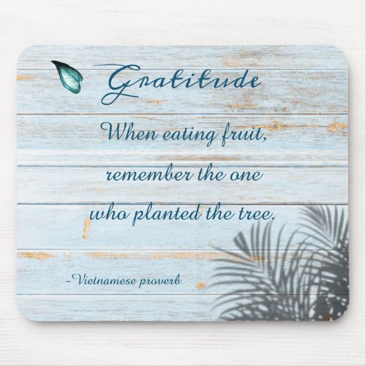 Inspirerend Gezegde Mousepad Muismat (Voorkant)