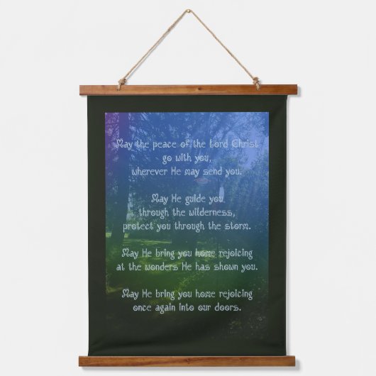 Inspirerend Gezegde prachtige bomen Hangend Wandkleed (Voorkant)