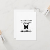 Inspirerend Gezegde verandering perspectief Kaart (Voorkant / Achterkant in situ)