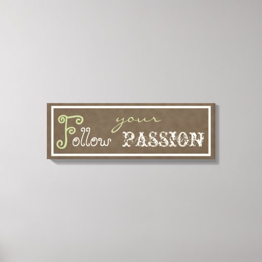 Inspirerend Gezegden Gifts Wrapped Canvas Print (Voorkant)