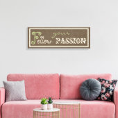Inspirerend Gezegden Gifts Wrapped Canvas Print (Insitu (Woonkamer))