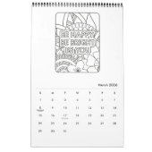 Inspirerend Gezegden Kleurboek Kalender (Mar 2026)