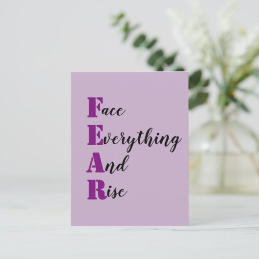 Inspirerend gezichtsveld Alles en rijpen Briefkaart (Staand voorkant)