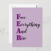 Inspirerend gezichtsveld Alles en rijpen Briefkaart (Voorkant / Achterkant)