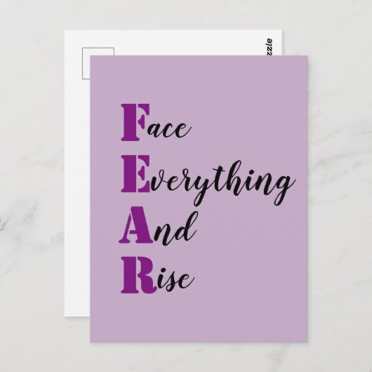 Inspirerend gezichtsveld Alles en rijpen Briefkaart (Voorkant / Achterkant)