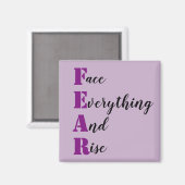 Inspirerend gezichtsveld Alles en rijpen Magneet (Voorkant / Achterkant)