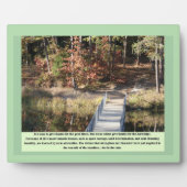 Inspirerend Gifts Quiet Courage Fotoplaat (Voorkant)