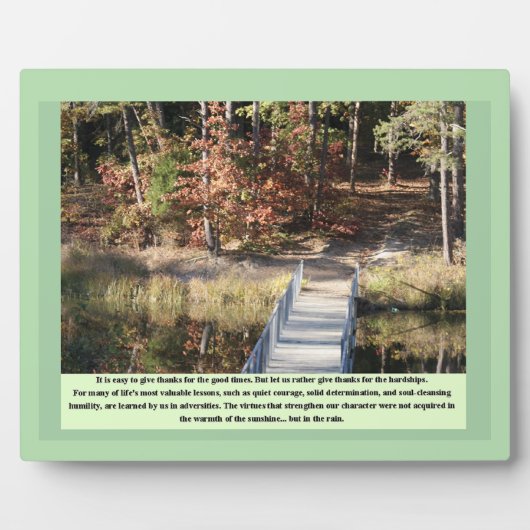 Inspirerend Gifts Quiet Courage Fotoplaat (Voorkant)