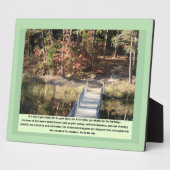 Inspirerend Gifts Quiet Courage Fotoplaat (Zijkant)