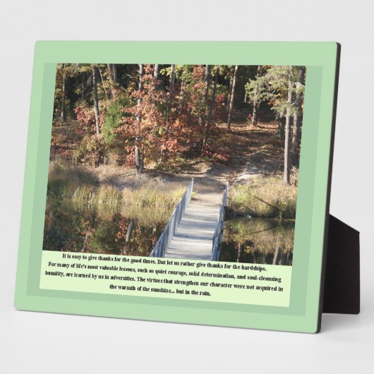 Inspirerend Gifts Quiet Courage Fotoplaat (Zijkant)