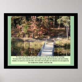 Inspirerend Gifts Quiet Courage Poster