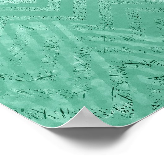 Inspirerend glimlach op uw eigen citaat poster (Hoek)