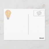 Inspirerend Gloeilamp aangepaste briefkaarten (Achterkant)