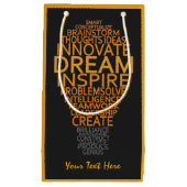 Inspirerend Gloeilamp aangepaste geschenktassen Klein Cadeauzakje (Voorkant)