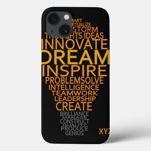 Inspirerend gloeilamp aangepaste hoesjes (Achterkant)