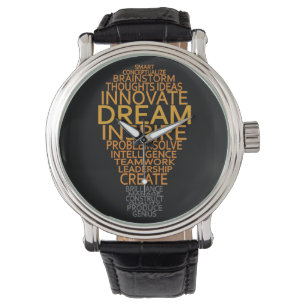 Inspirerend gloeilamp aangepaste horloges