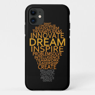 Inspirerend gloeilamp aangepaste iPhone case