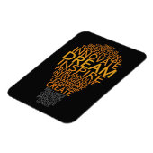 Inspirerend gloeilamp aangepaste magneten (Linkerzijde)